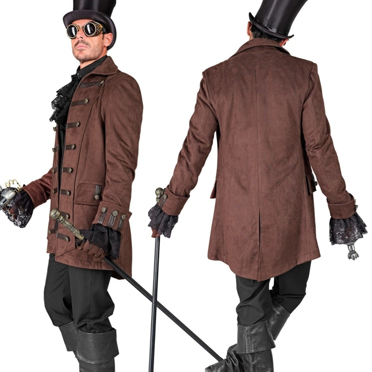 Manteau historique marron