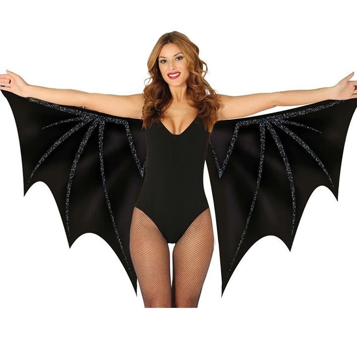  Ailes de Chauve-Souris Noires Tissu 