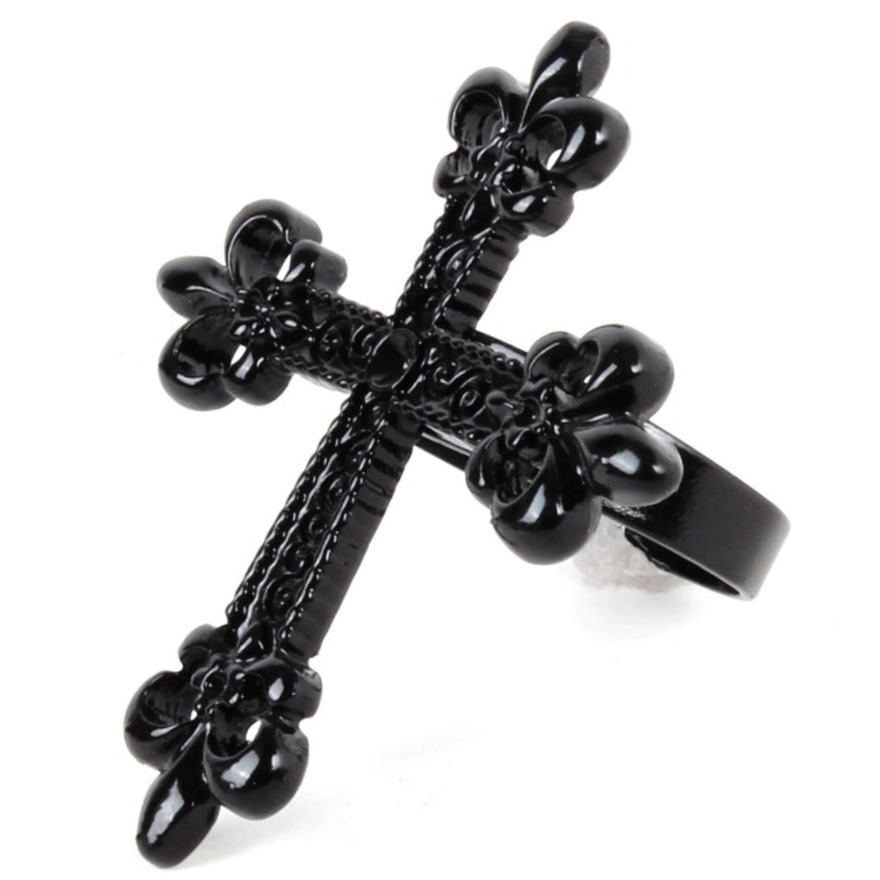 Bague Croix Noire