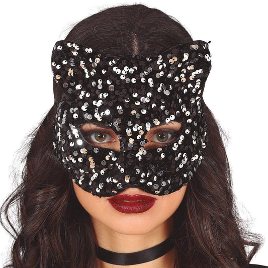 Loup de chat à paillettes