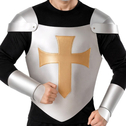 Armure de Chevalier Médiéval Argent