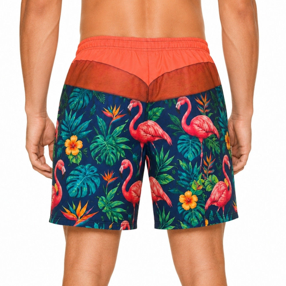 Maillot de bain amusant flamants roses
