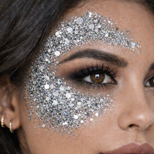 Stick Maquillage à Paillettes Argent