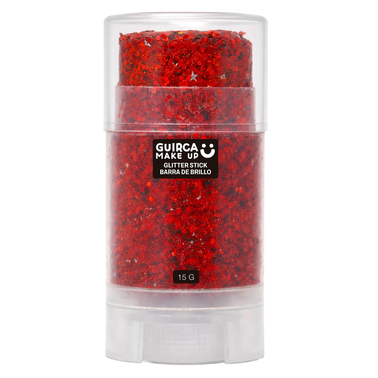 Stick Maquillage à Paillettes Rouge