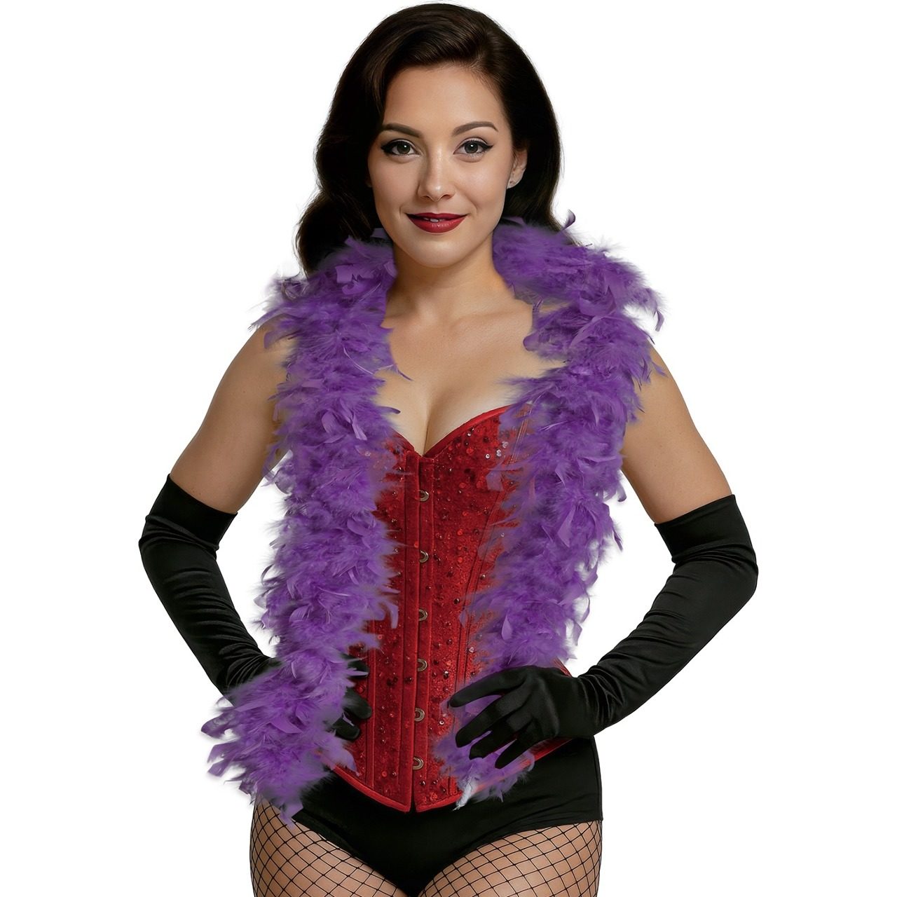 Boa en Plumes Lila 80gr