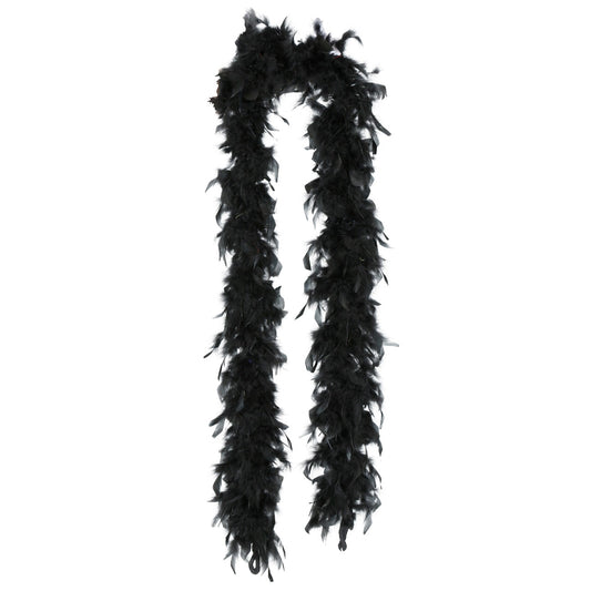 Boa en Plumes Noires 80g