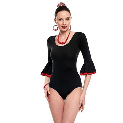 Body Flamenco Noir pour femme