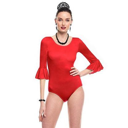 Body Flamenco Rouge pour femme