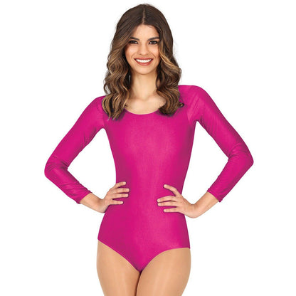 Body Fuchsia avec Manche pour femme