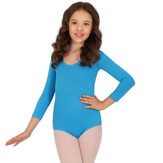 Body Turquoise avec Manche enfant