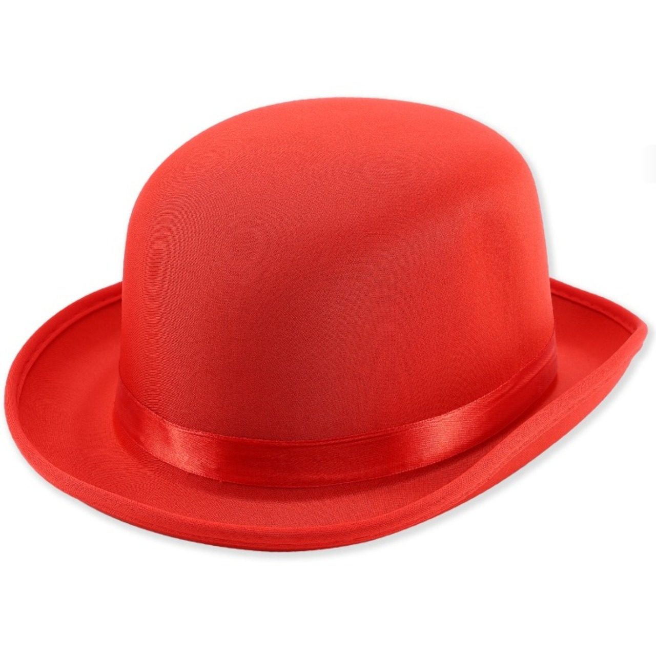 Chapeau melon rouge