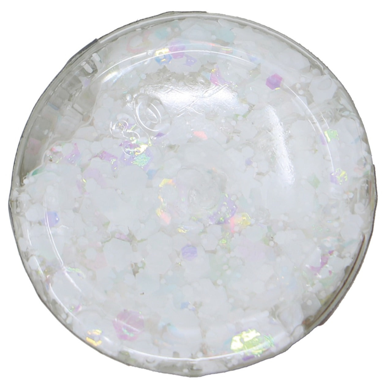 Pot de Gel Pailleté Blanc