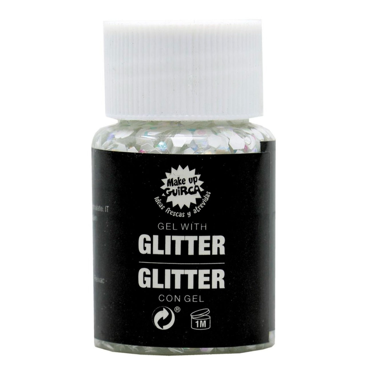 Pot de Gel Pailleté Blanc
