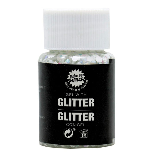 Pot de Gel Pailleté Blanc