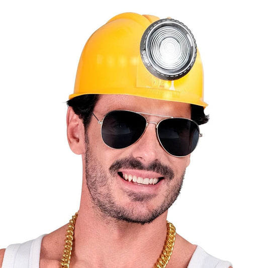 Casque d'Ouvrier avec Lumière