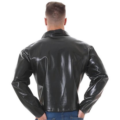 Veste Simili Cuir Noir