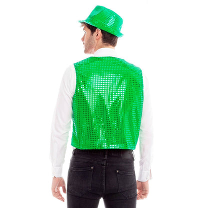 Gilet Vert à Paillettes éco