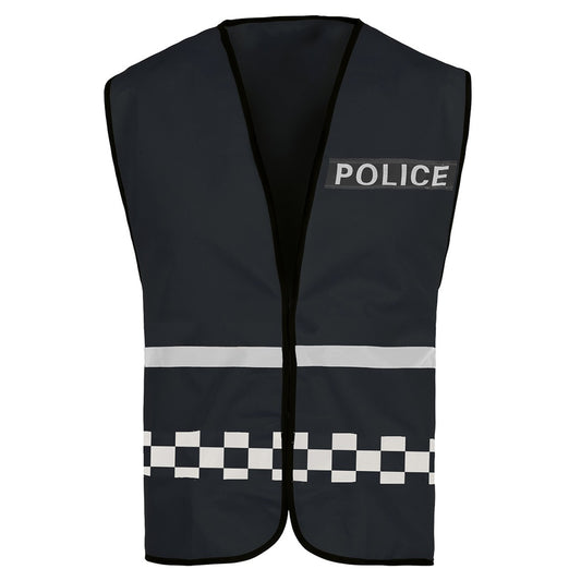 Gilet de policier noir pour enfant