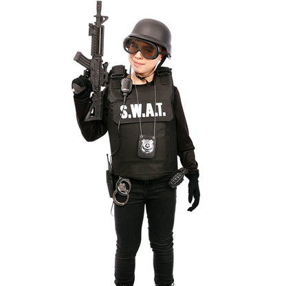 Gilet de Swat Noir pour enfant