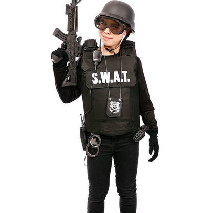 Gilet de Swat Noir pour enfant