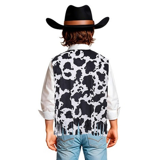 Gilet de cowboy à pois pour enfants