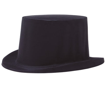 Chapeau Haut de Forme Floqué Noir pour enfant