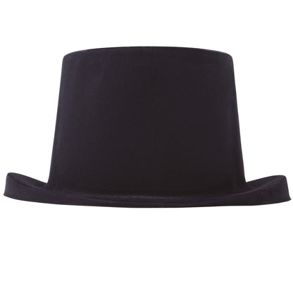 Chapeau Haut de Forme Floqué Noir pour enfant