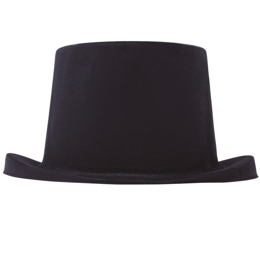 Chapeau haut de forme floqué noir pour enfant