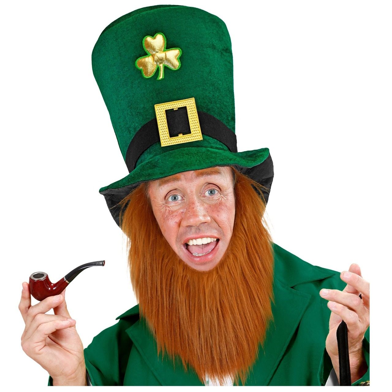 Haut-de-forme Saint Patrick avec barbe