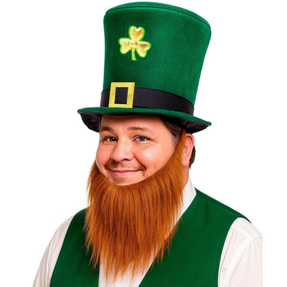 Haut-de-forme Saint Patrick avec barbe