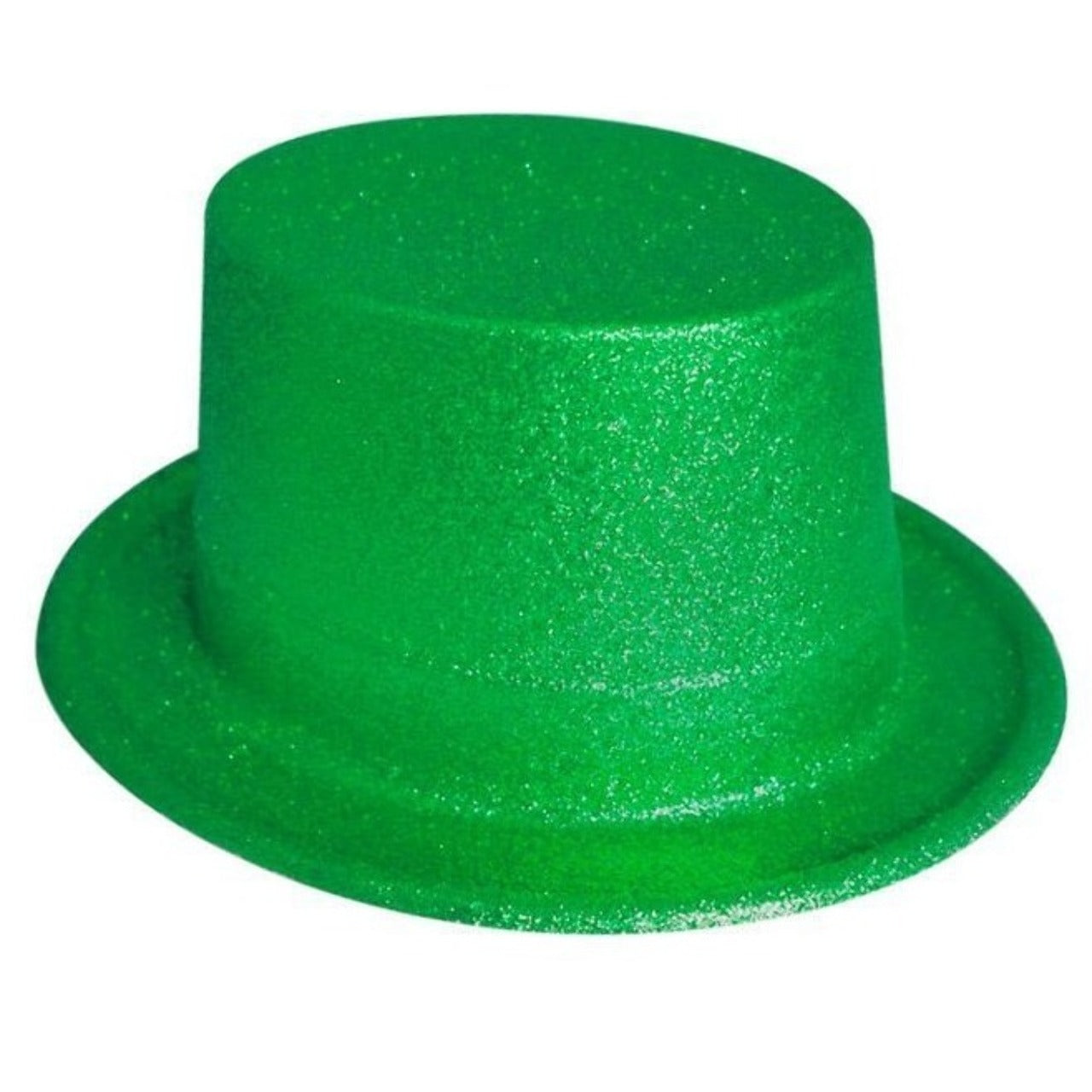 Chapeau melon vert pailleté