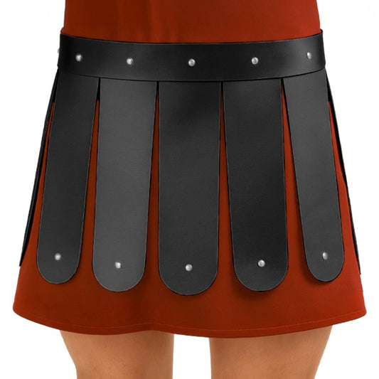 Ceinture Jupe de Gladiateur Romain Noir