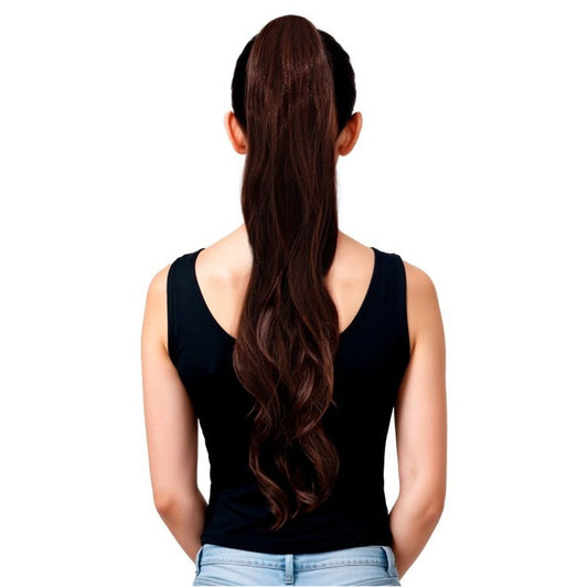 Queue de cheval postiche châtain