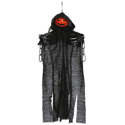 Décoration à Suspendre de Citrouille Effrayante