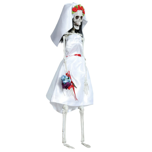 Décoration de Squelette Mariée Sinistre  à Suspendre