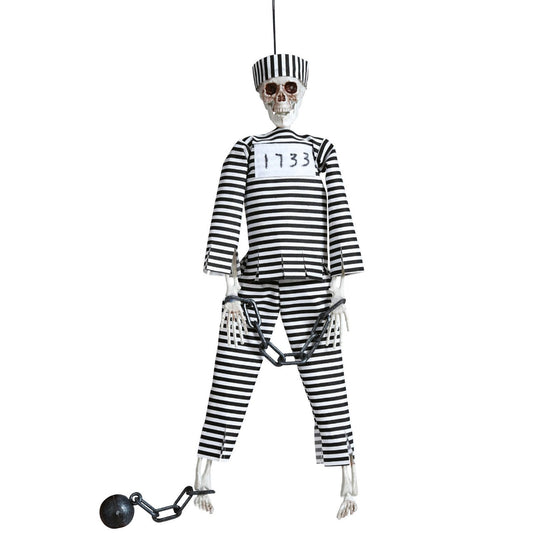 Décoration de Squelette Prisonnier à Suspendre