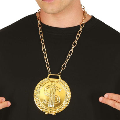 Collier médaillon dollar