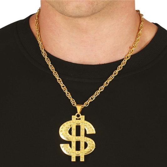 Collier dollar en or