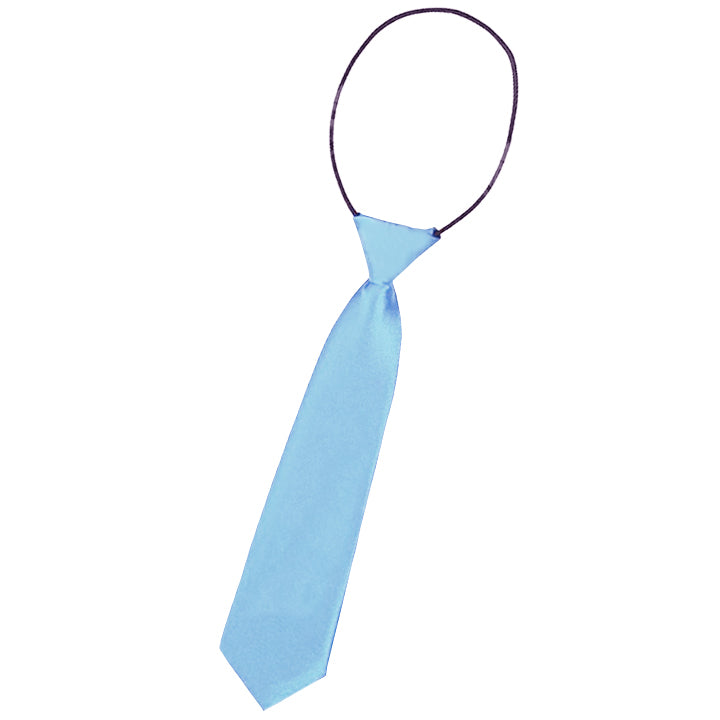 Cravate Courte Bleue