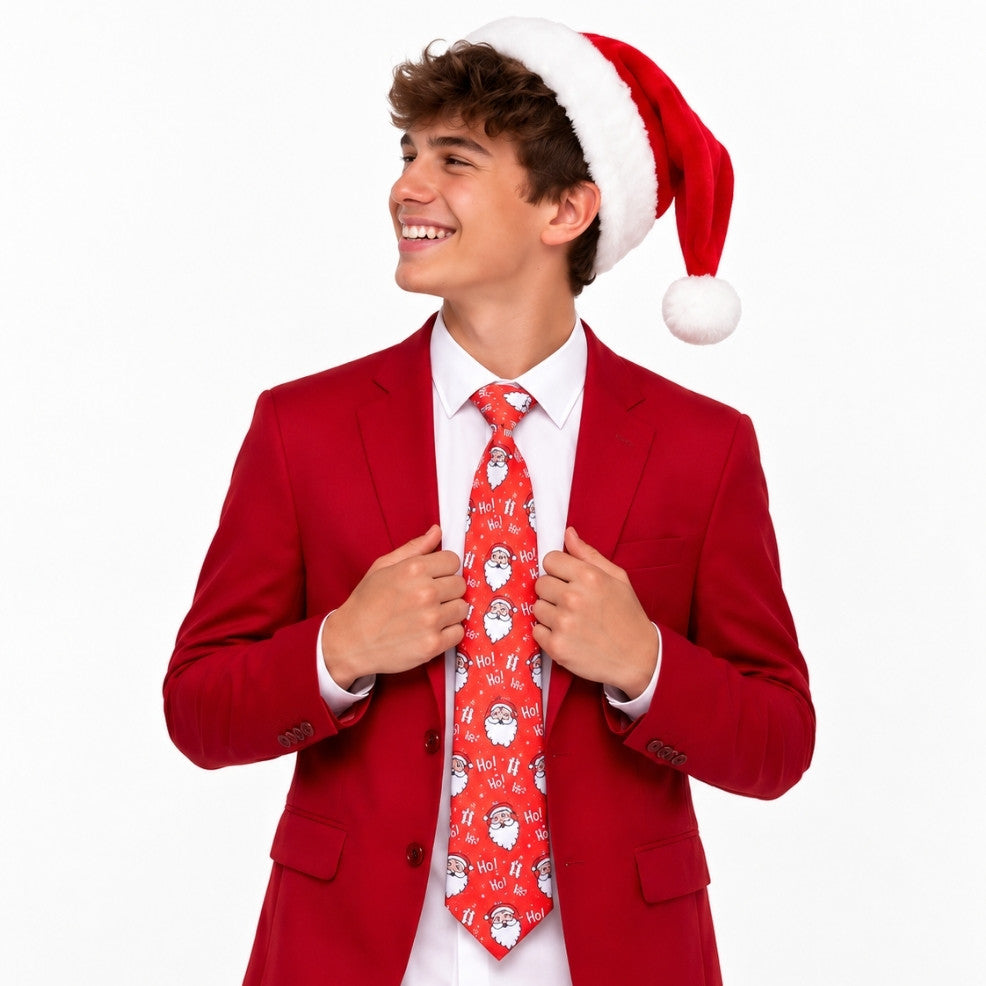 Cravate de Noël Père Noël