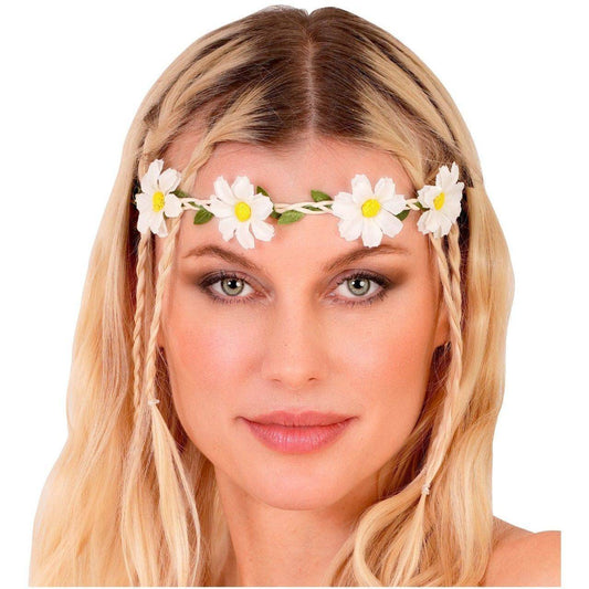Couronne Fleurs Blanches Classique