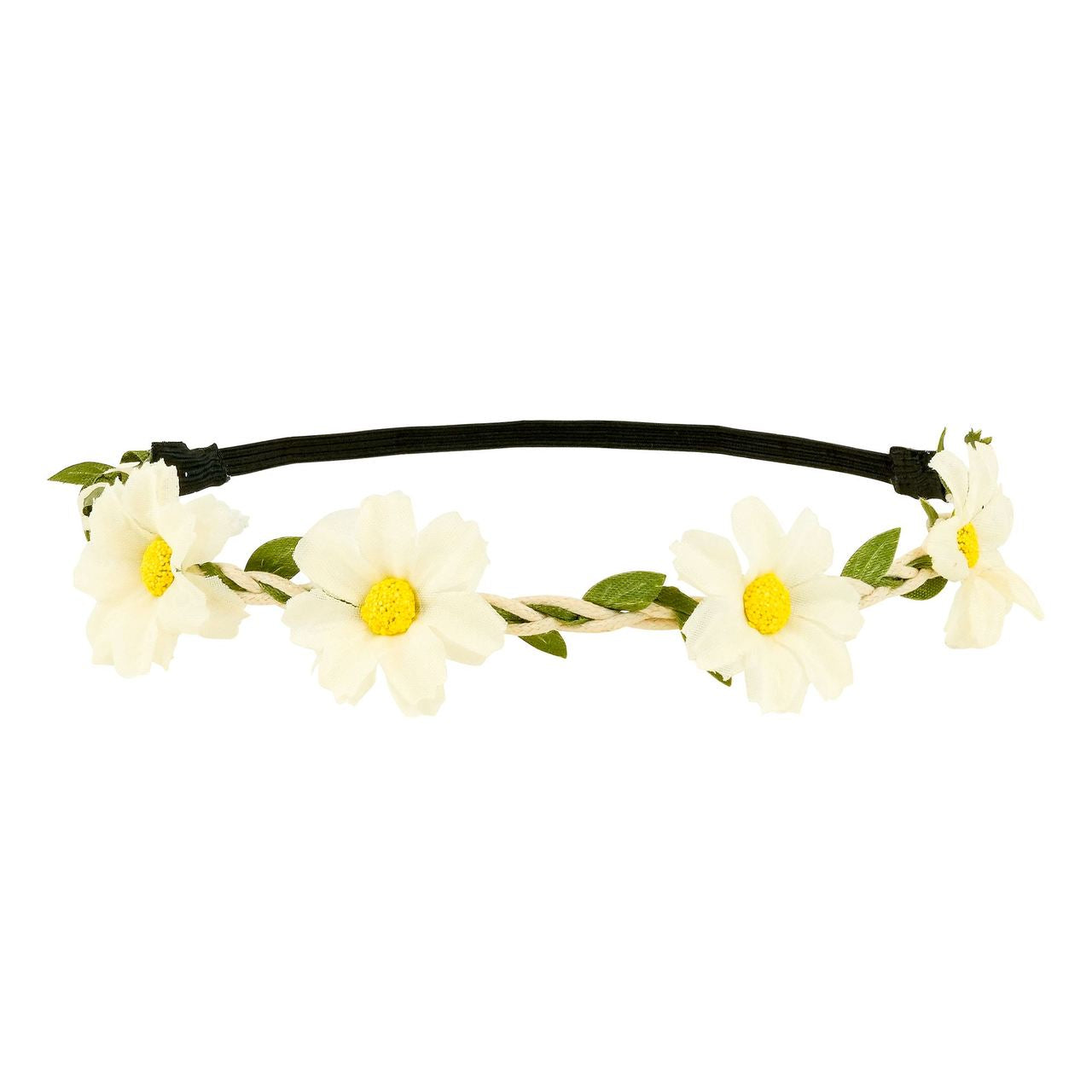 Couronne de Fleurs Blanches Classique