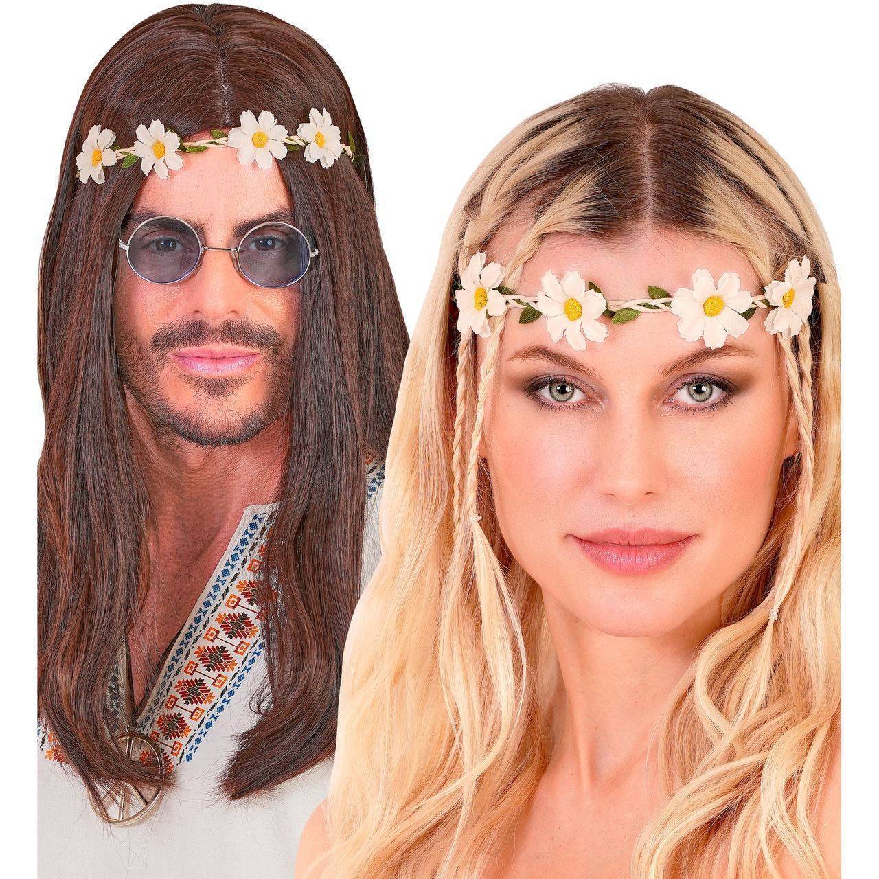 Couronne de Fleurs Blanches Classique