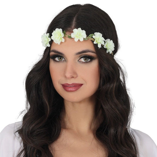 Couronne de Petites Fleurs Blanches