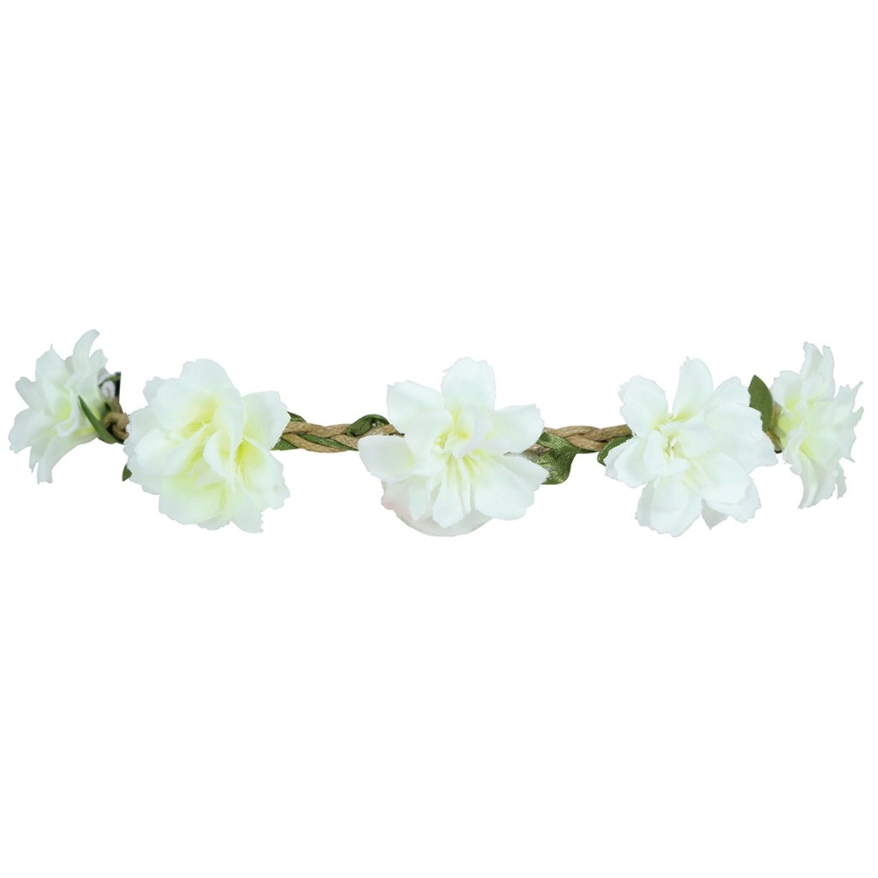 Couronne de Petites Fleurs Blanches