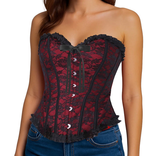 Corset Bordeaux Cœur