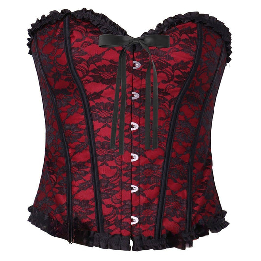 Corset Bordeaux Cœur