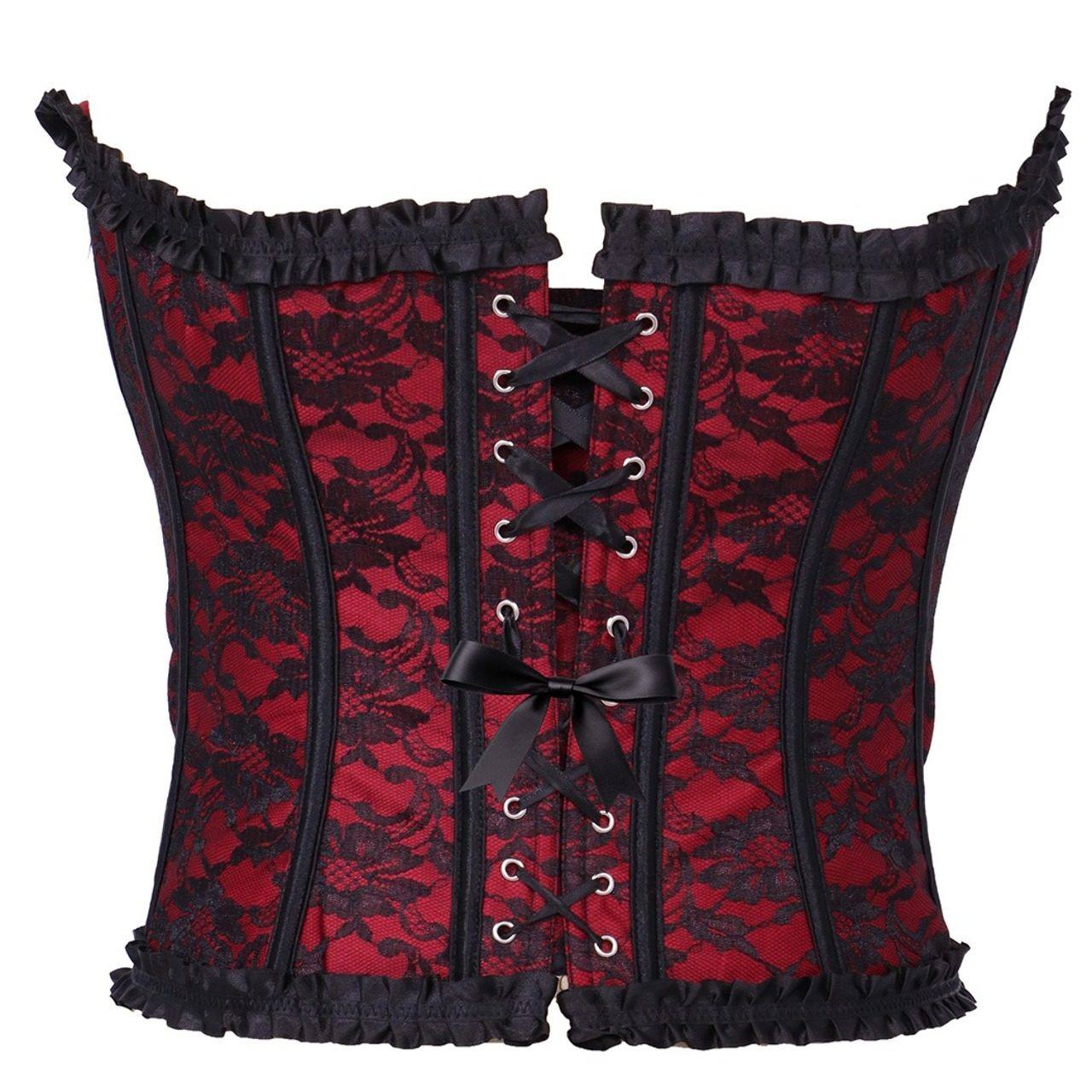 Corset Bordeaux Cœur
