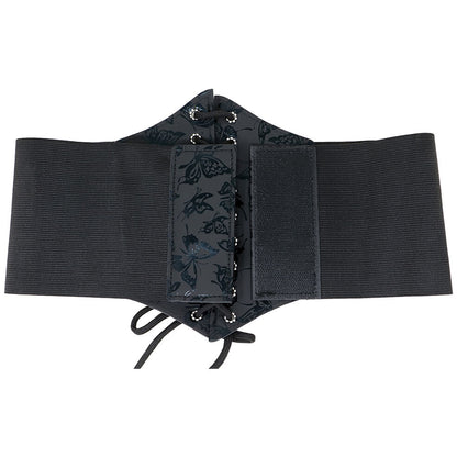 Corset Noir Papillons