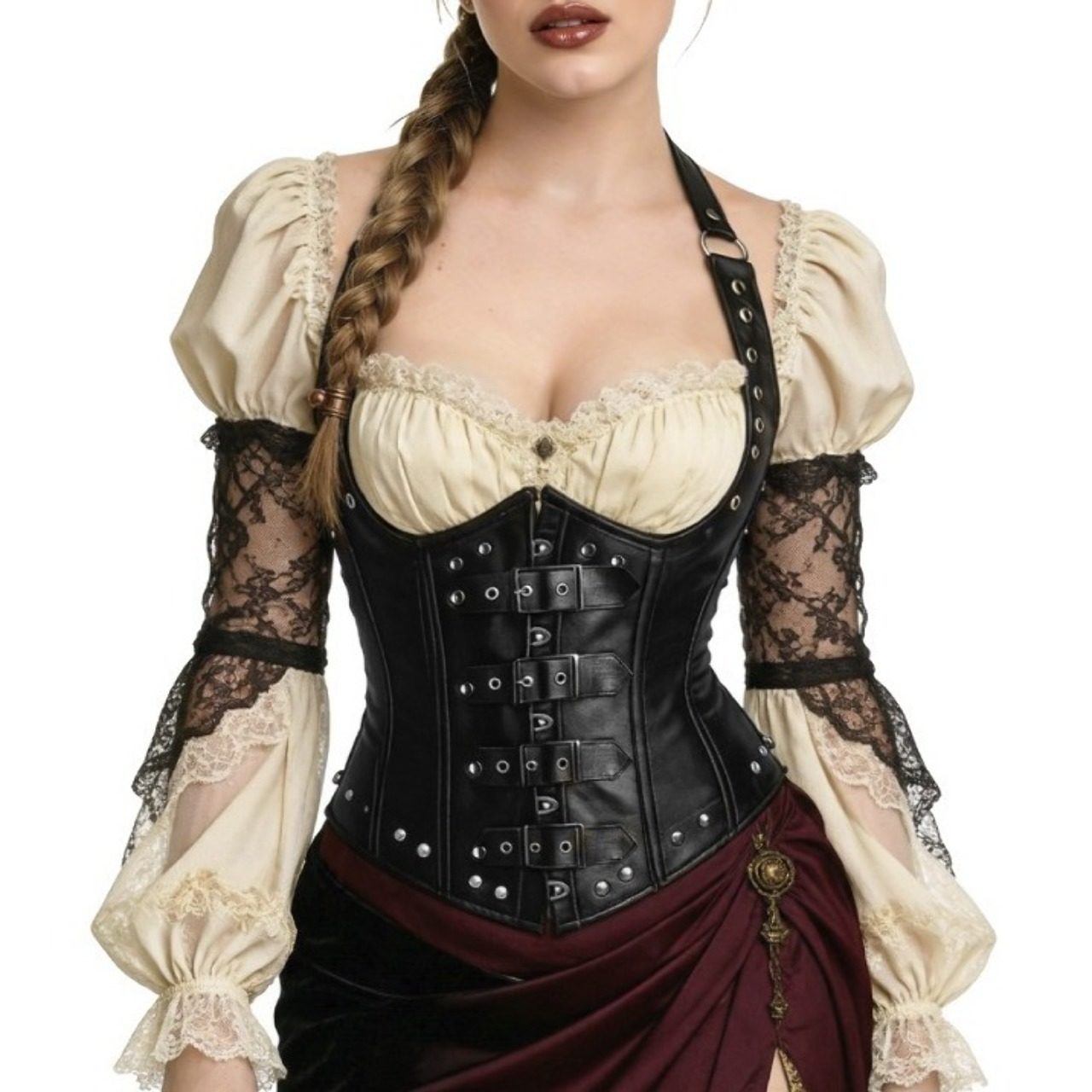 Corset Noir Steampunk